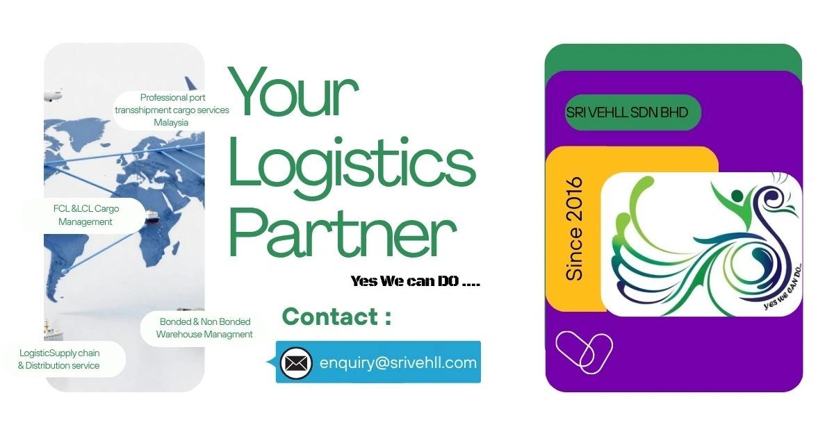  Sri Vehll Sdn Bhd has been providing valuable logistics services since 2016. The founder has 18 yea