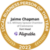 Military Spouse Chamber of Commerce Local Business Person of the Year Fort Hood Alignable