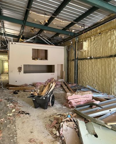 Interior commercial demolition in Daytona Beach florida