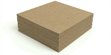 Chipboard pads, anti-slip sheets, and layer sheets for pallet stabilization and shipping protection