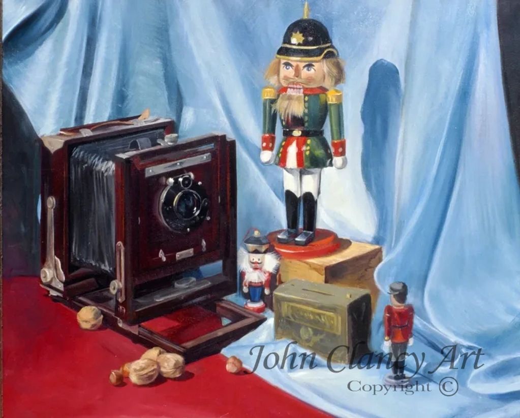 Still life painting by artist John Clancy. 