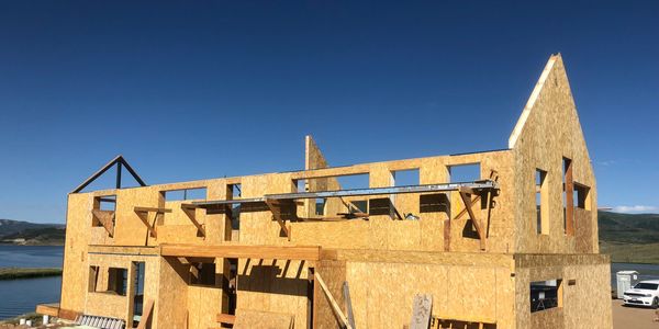 Steamboat Springs home under construction. 