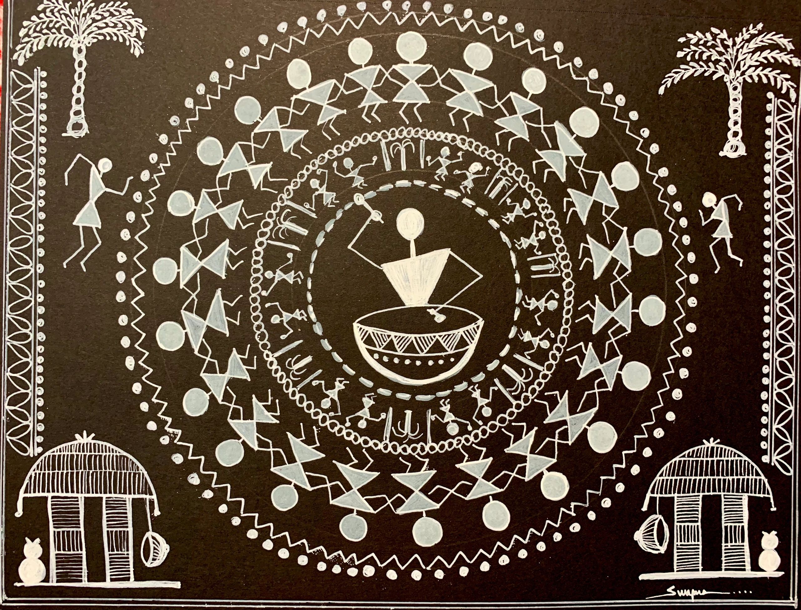 Details More Than 133 Warli Painting Drawing Images Best Seven Edu Vn   IMG 9727 