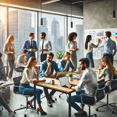 Une équipe diversifiée en construction