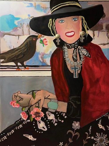 JANE & HER BIRD
30" X 40"