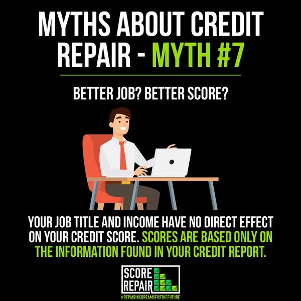 Myths about credit repair 
