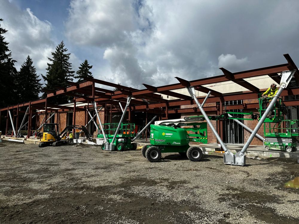 Eastern Steel Erectors structural steel erection project