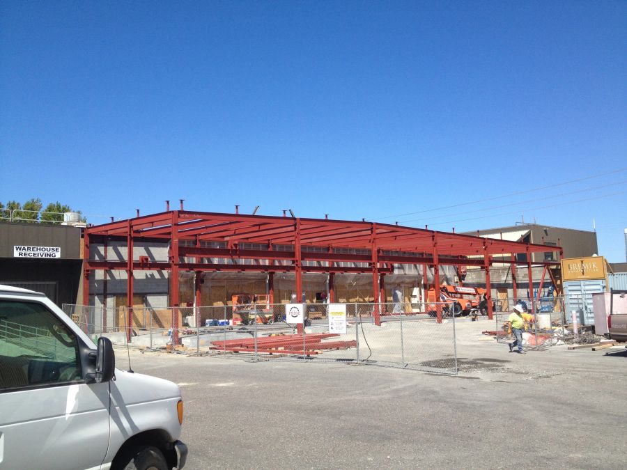 Industrial plant steel project