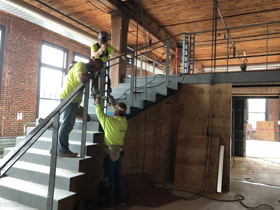 Commercial steel erection