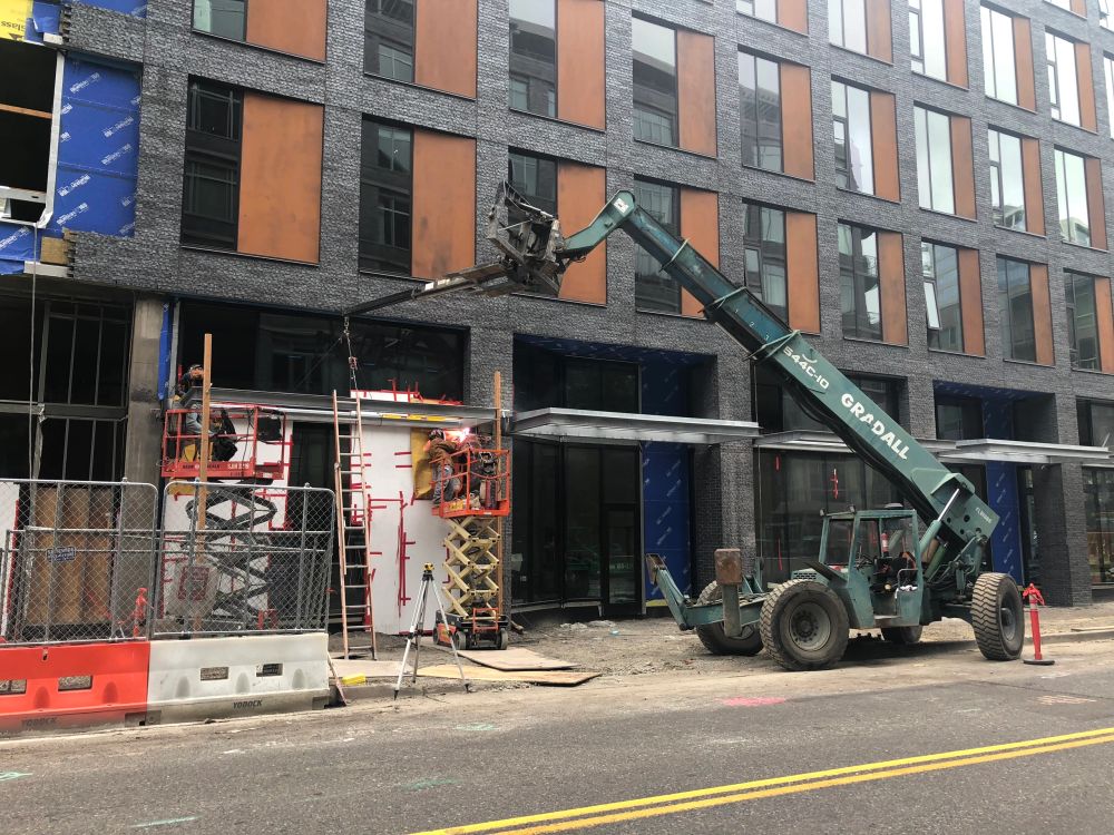 Structural steel framing project