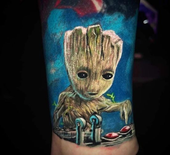 Groot Tattoo Meaning Design  Ideas