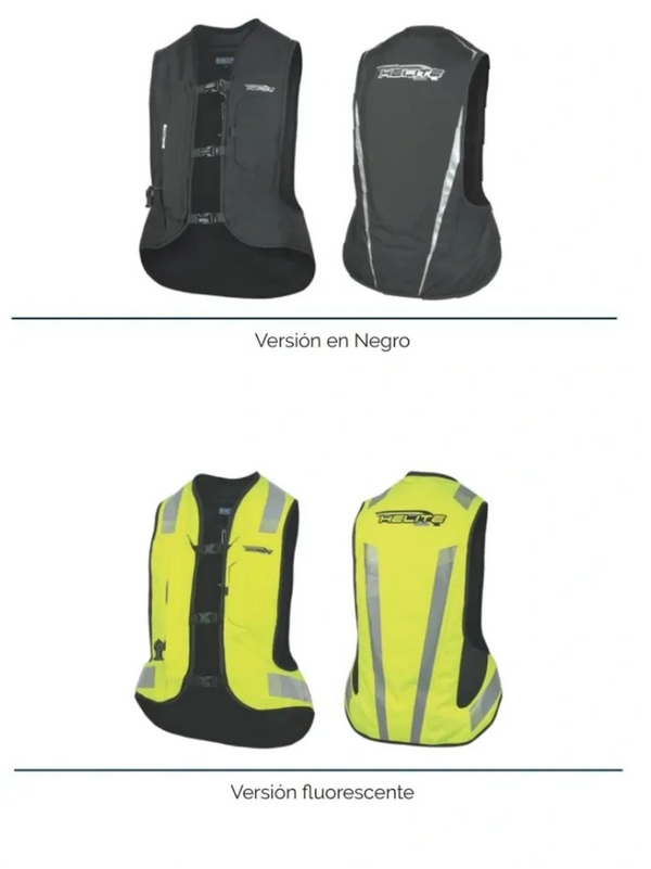 Chaleco de Aire Elite en 2 colores diferentes.