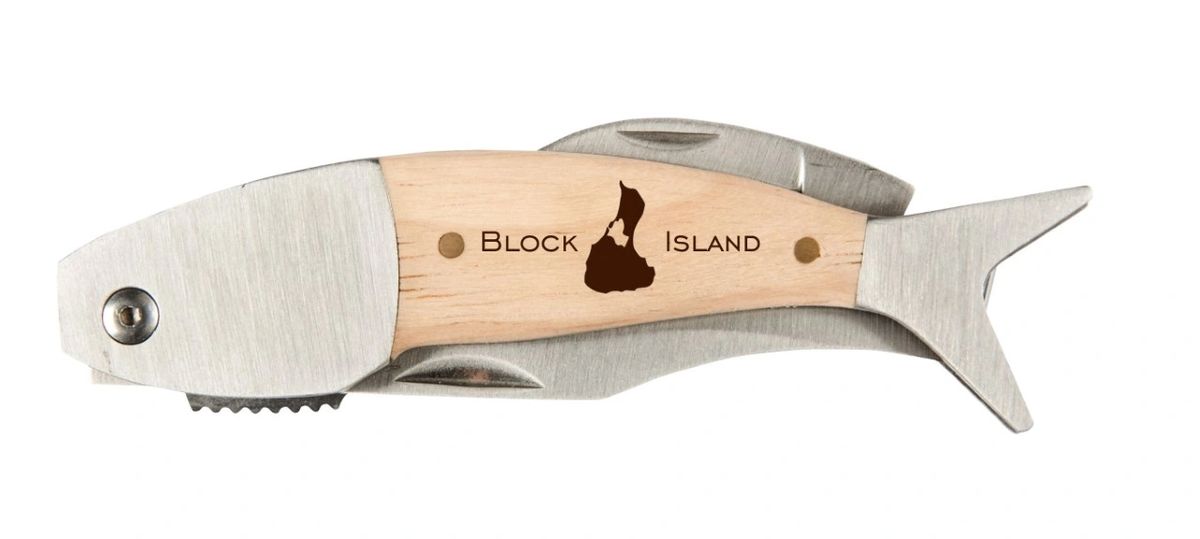 Block Island Fish Shaped Pocket Knife - Large