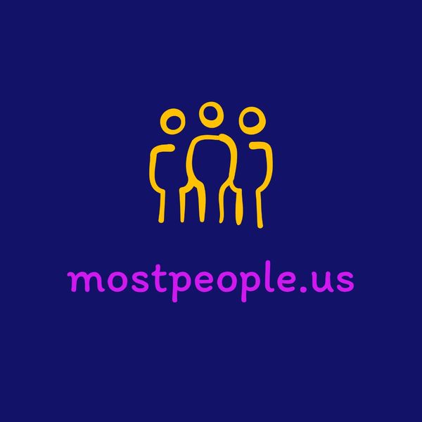 Logo featuring three stylized people figures with the text 'mostpeople.us' below.
