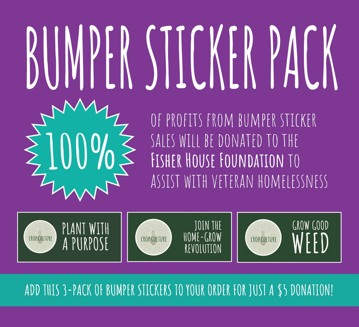 Crop Culture Bumper Sticker 3-Pack