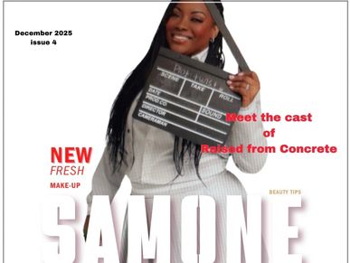 Cover for December issue of Samone the magazine 