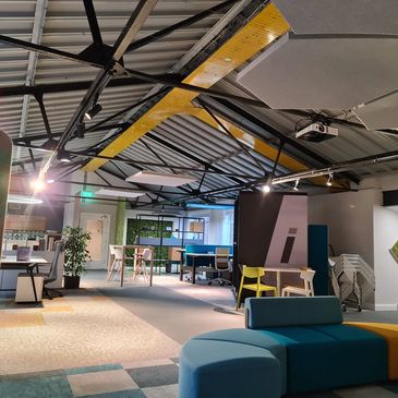 Office fit out recently completed in Belfast city centre 