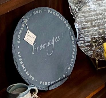 Slate Cheese Serving Plate