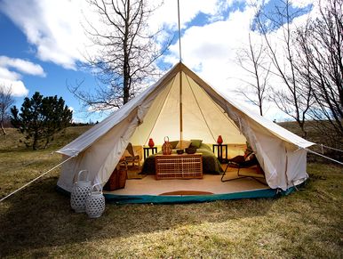 Glamping in iceland