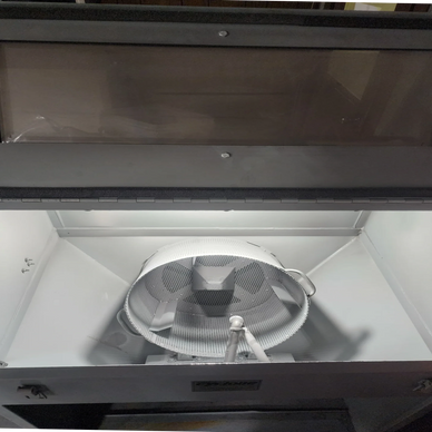 Our basket tumble blast cabinet is perfect to for machined parts that need a perfect finish