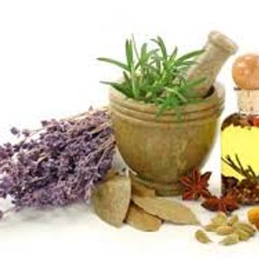 Natural herbs, oils and ingredients.