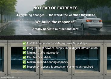 JUMBO BLOCK®: Modular system for stormwater retention – protects cities from extreme weather.