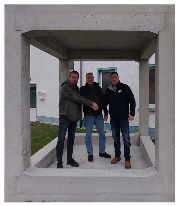 Henrik Lange, Andreas Zanni und Christian Röllke in einem JUMBO BLOCK Modul.
