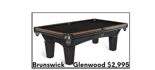 Brunswick Glenwood square taper legs black and chestnut