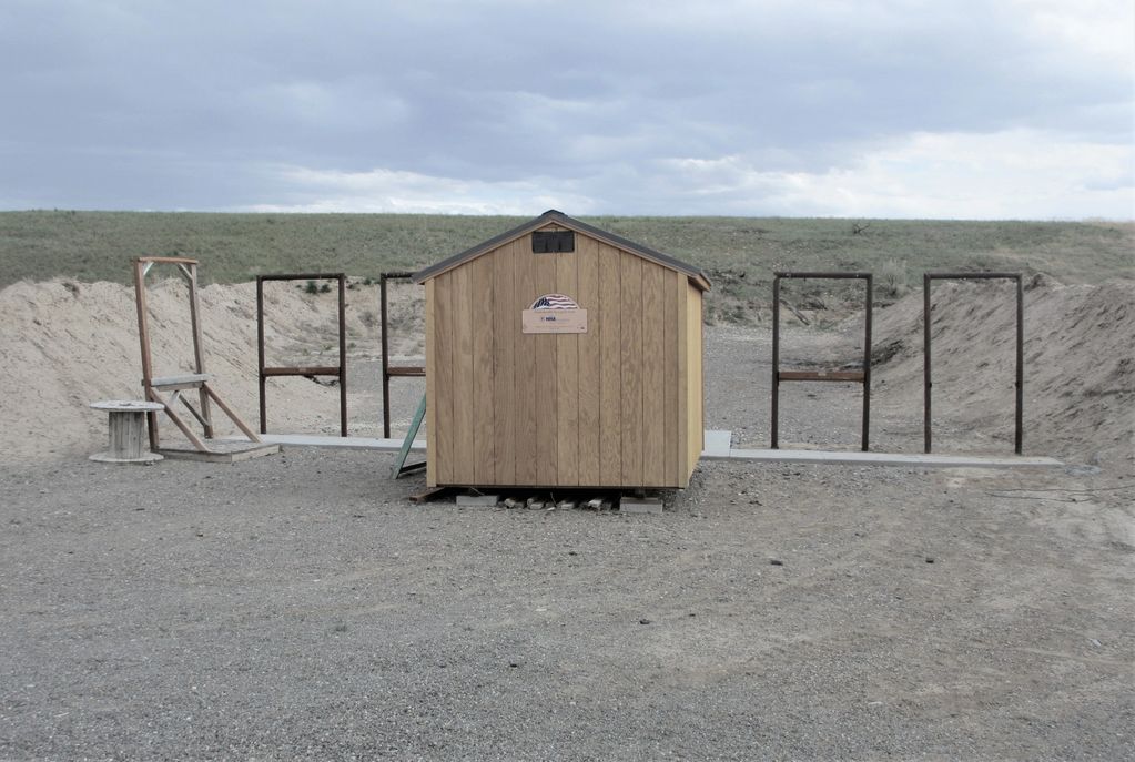 Range # 5 shed contains clays and an automatic thrower.  There are four shooting windows on this lan