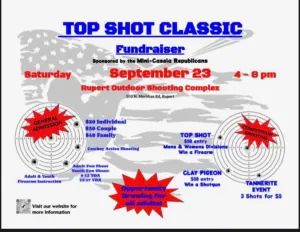 Fundraiser Top Shot Classic event on September 23 at Rupert Outdoor Shooting Complex.