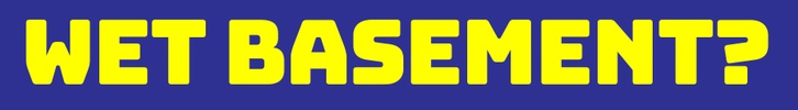 Wet Basement?