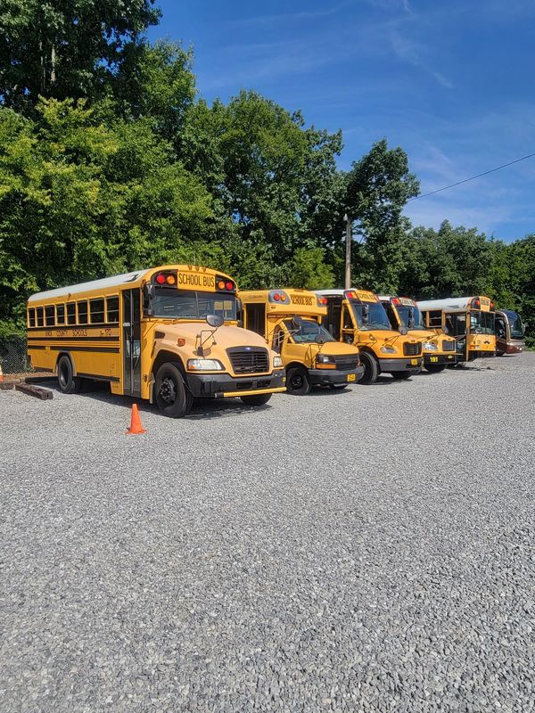 Henry Bus Lines school busses