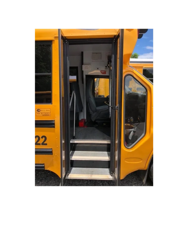 Little Bus Co. door of school bus
