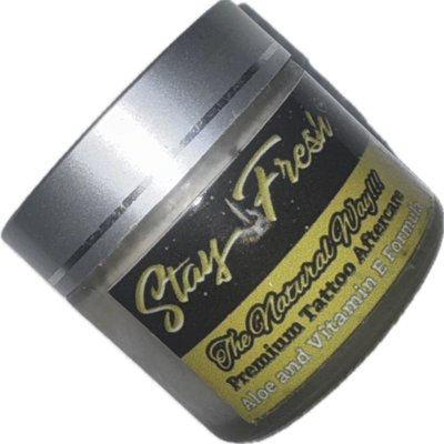 STAY FRESH TATTOO AFTER CARE!!!
Introducing Stay Fresh the all natural tattoo after care!!!
