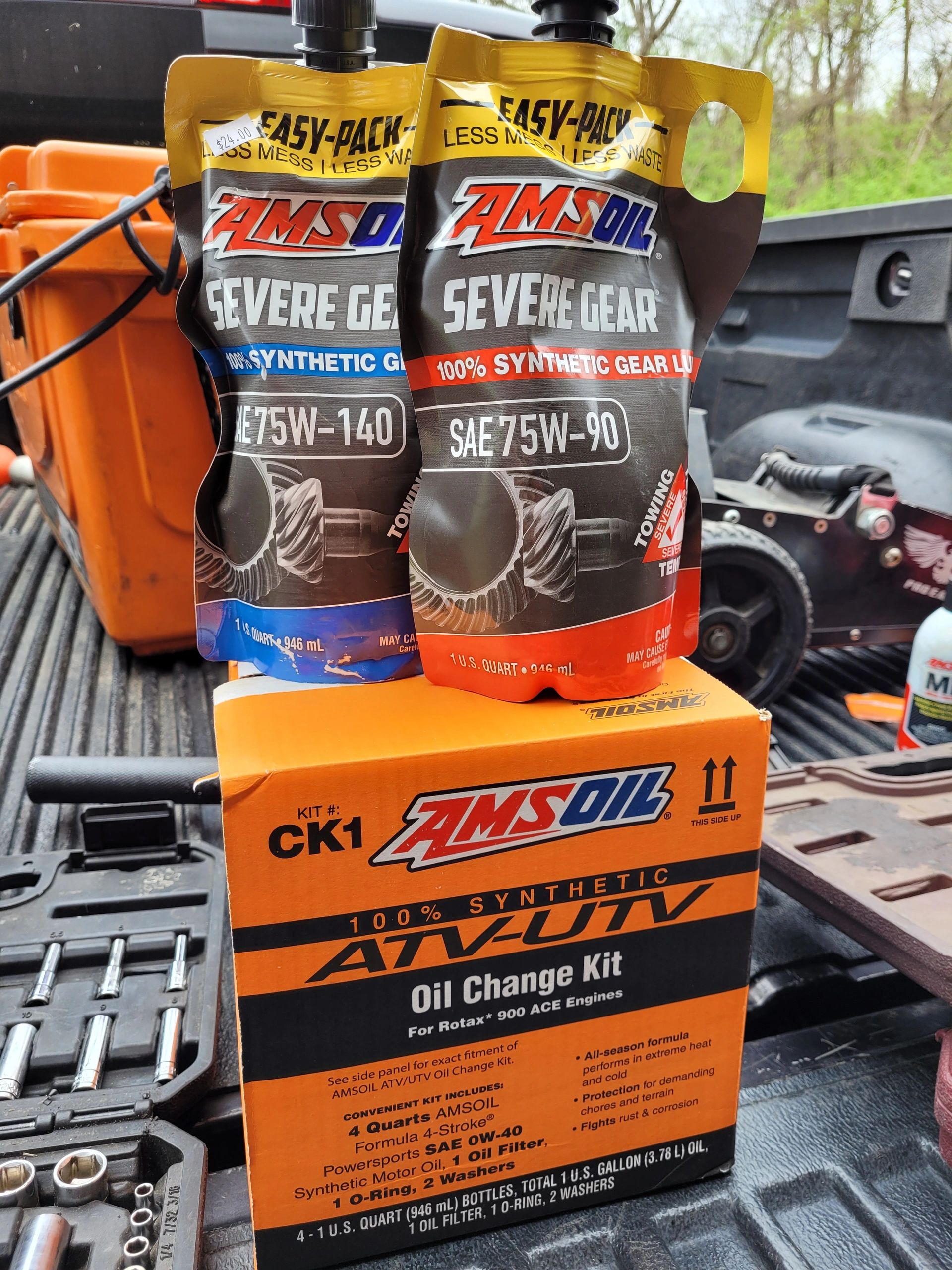 AMSOIL Introduces New ATV/UTV Oil Change Kits for Can-Am and