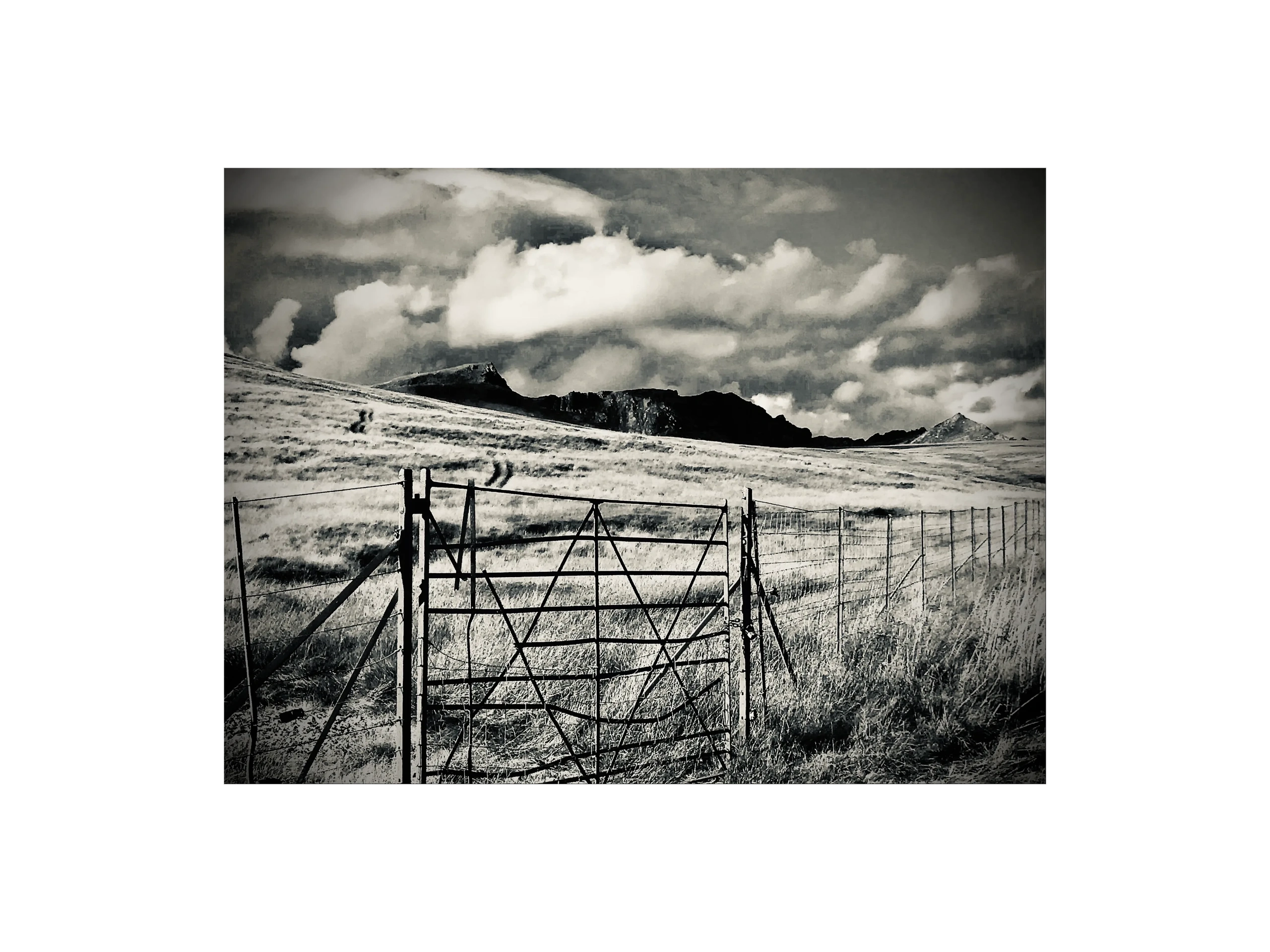 The Arran Hills from the String Road, taken Winter, 2021.