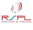 Logo with red text and circular design.