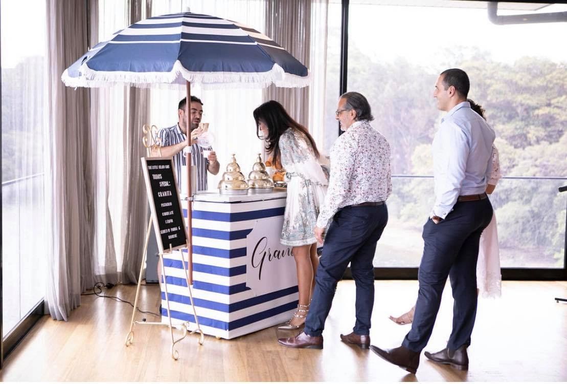 Granita, Granita Cart, Gelato Cart, Gelato Cart, Catering, Dessert Station
