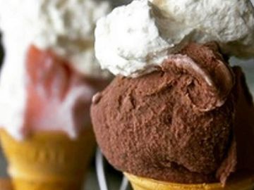 Standard Flavour Range gelato ice cream cart