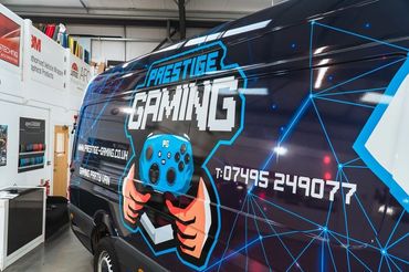 prestige gaming van, gaming bus, gaming bus north wales