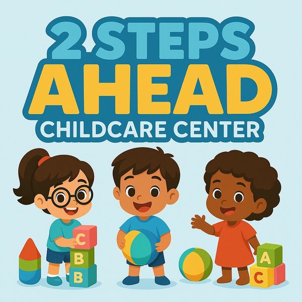 Happy kids playing with blocks and balls at 2 Steps Ahead in Albuquerque, NM.