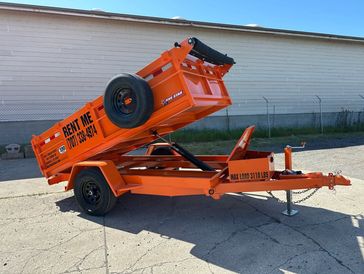 2025 5x10x2 5k gvw dump trailer Rental