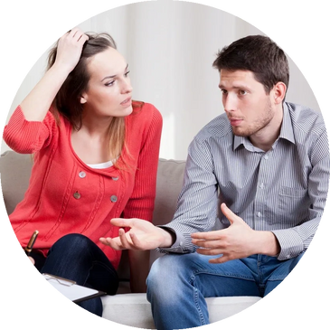 Couple in counseling 