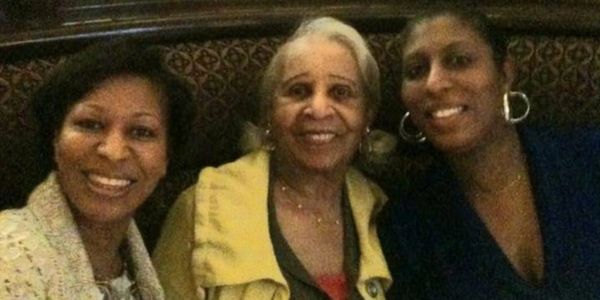 Book dedicated to grandmother pictured with authors only sister Dayna