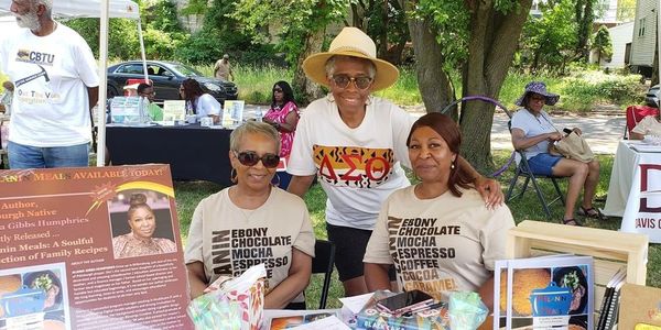 Shades of Brown Book club facilitators at book showcase event in Pittsburgh PA  