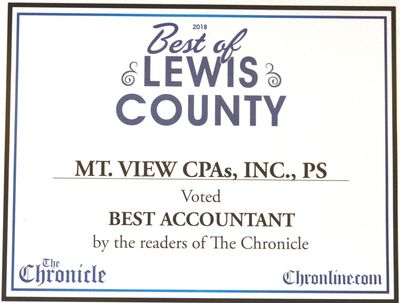 Mt. View CPAs voted best accountant. Mt. View CPAs offers a variety of accounting and tax services.