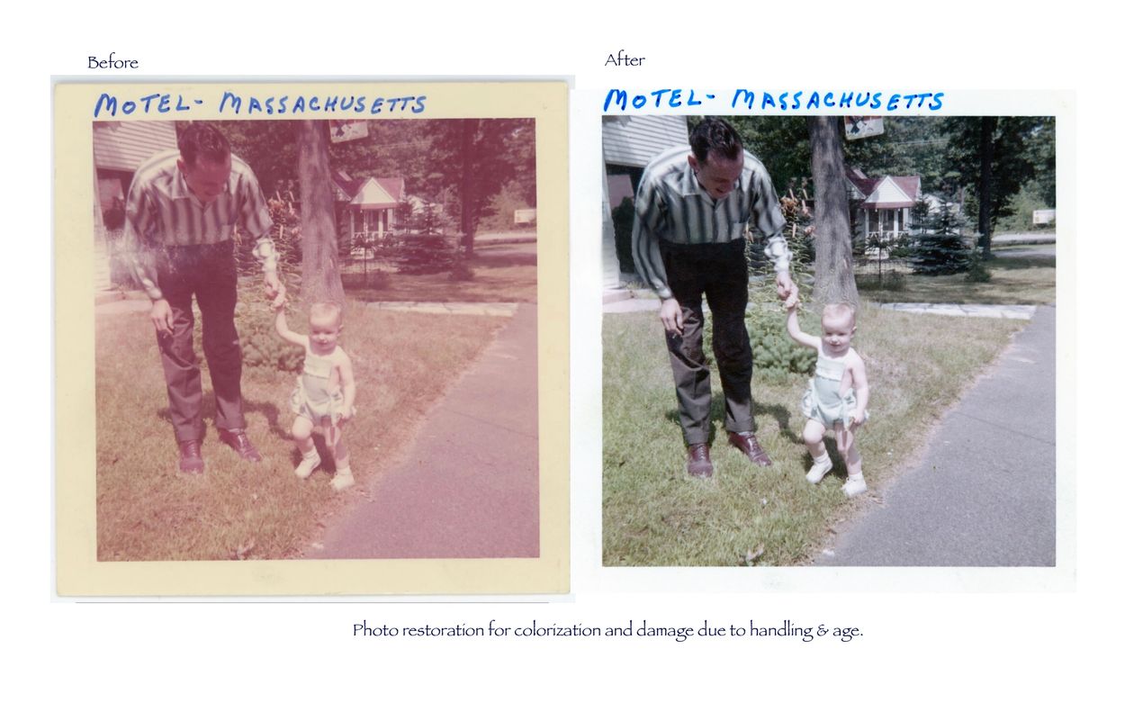 Photo restoration, digitization, & enhancement.