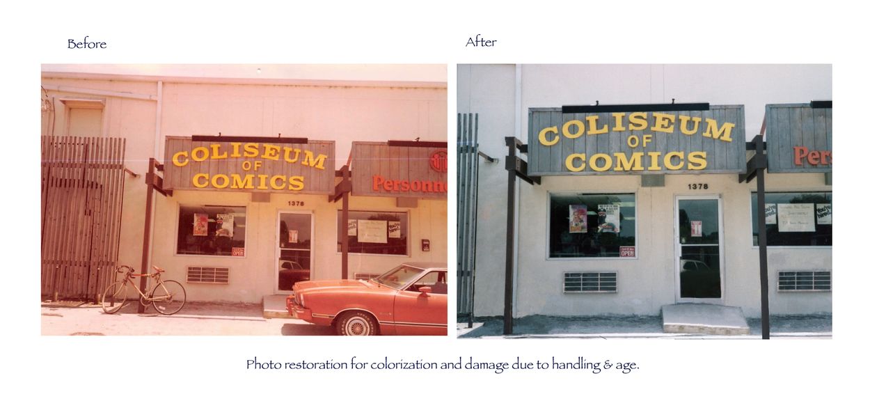 Photo restoration, colorization, & enhancement.
