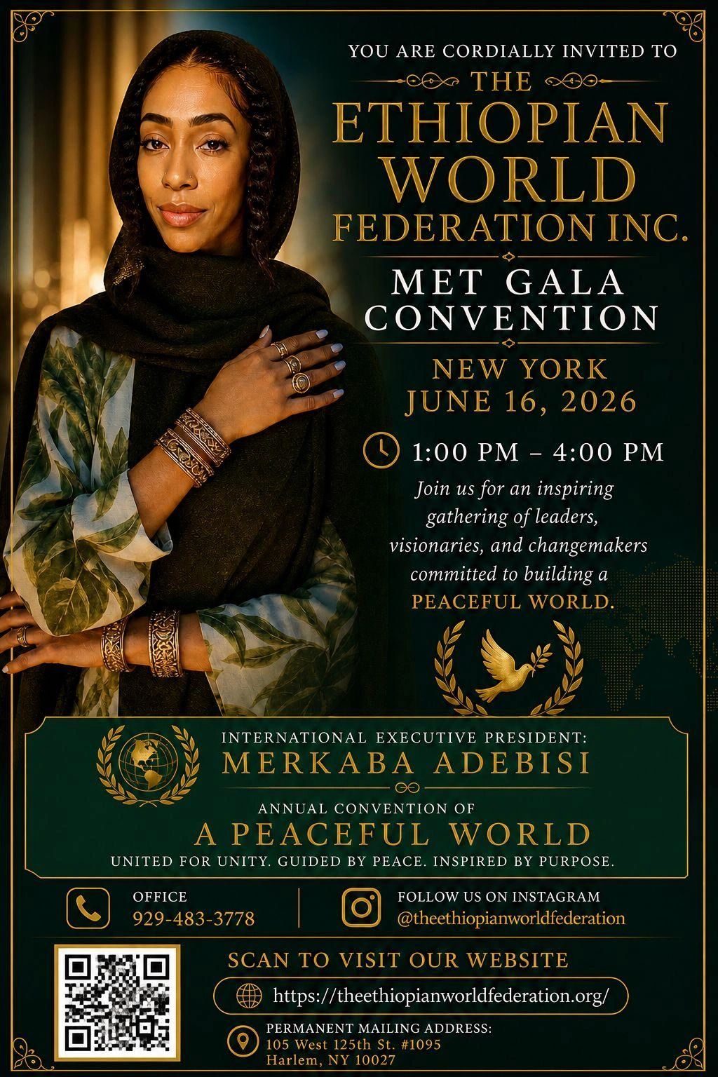 the Ethiopian World Federation, Incorporated Convention