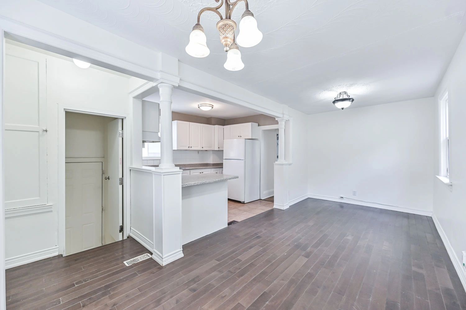 Open Concept Kitchen and Living Room